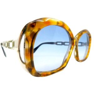 1970s Menrad Oversized Sunglasses with Metal Arms, Mod 202,  Made in Germany
